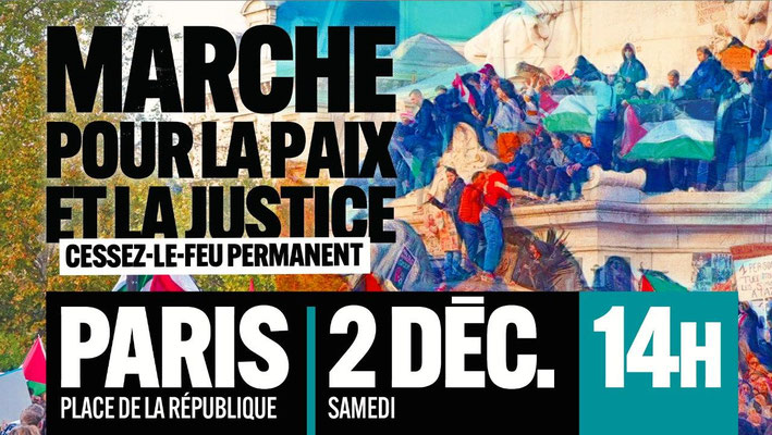 Marche pour la Paix et la Justice en Palestine à Paris — Action Populaire