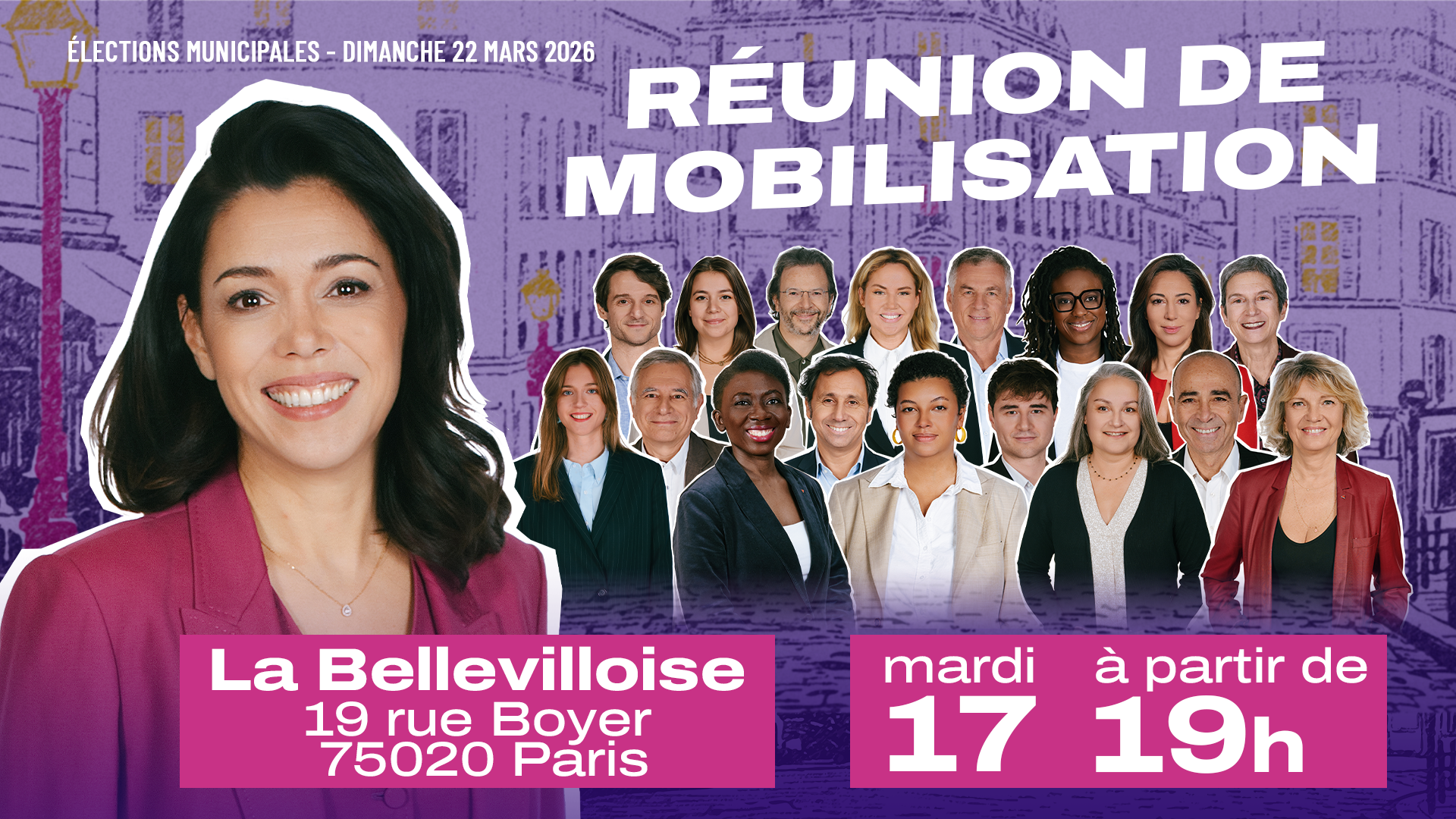 Réunion de mobilisation pour un Paris Populaire avec Sophia Chikirou — Action Populaire