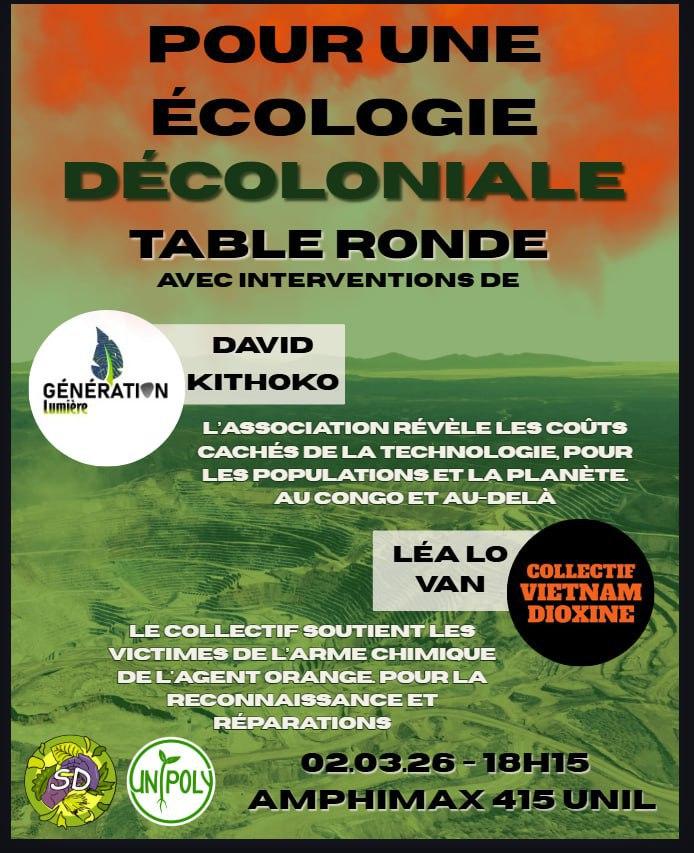 ✨TABLE RONDE "POUR UNE ÉCOLOGIE DÉCOLONIALE"🌱 — Action Populaire