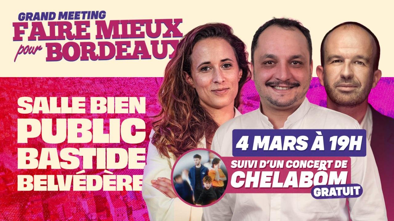 Grand Meeting avec Clémence Guetté et Manuel Bompard — Action Populaire