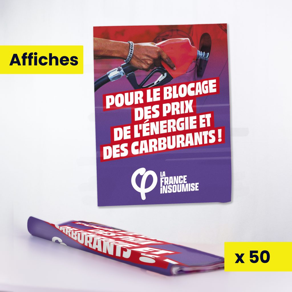 Affiches blocages des prix